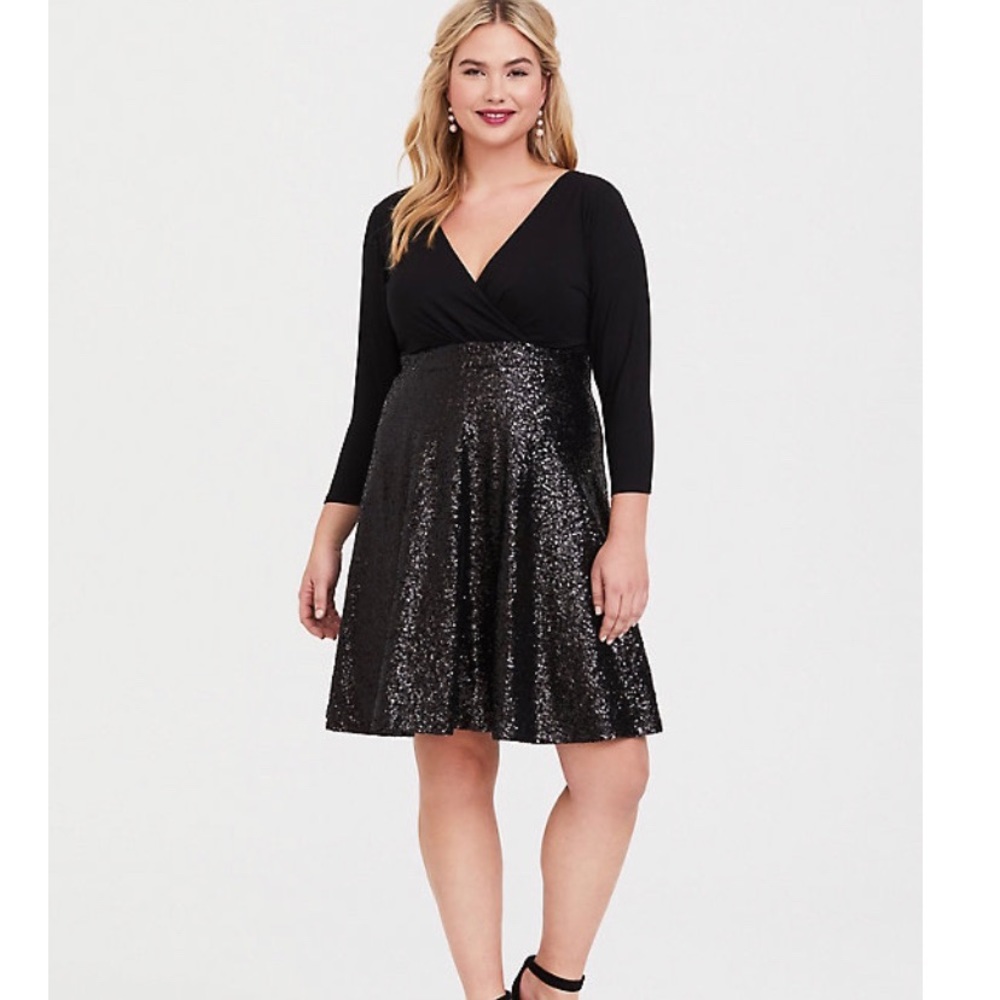 Torrid special occasion sequin dress, size 10, NWOT